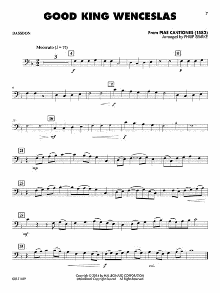 Easy Carols for Bassoon, Vol. 1