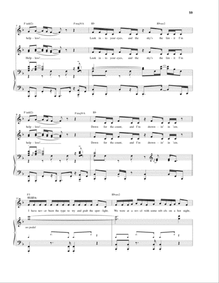 Helpless shop hamilton piano