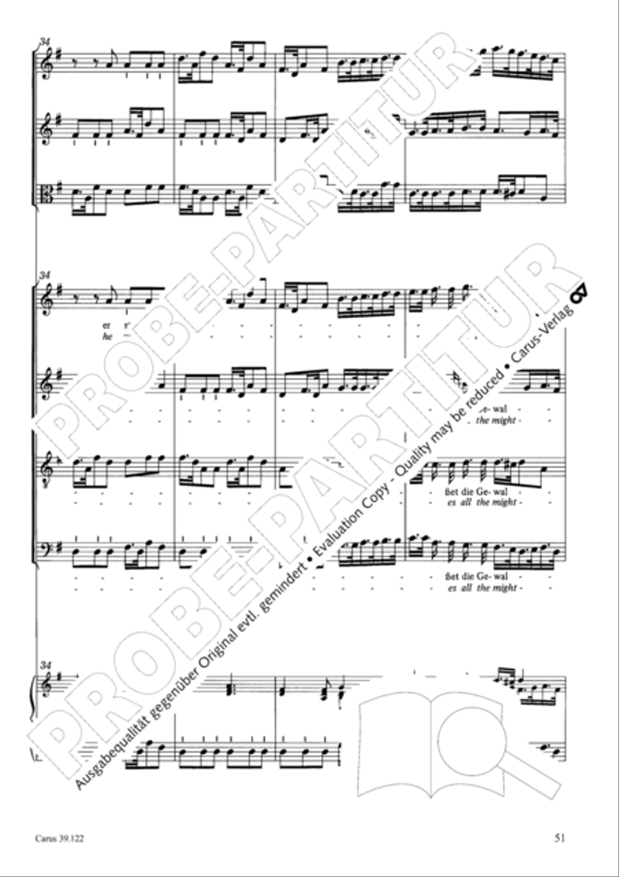 All my spirit exalts (With my spirit I praise the Lord) 4-Part scores gallery preview page 52