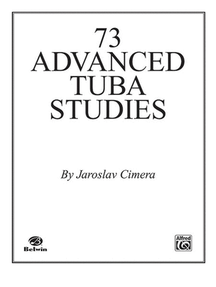 Book cover for Seventy-Three Advanced Tuba Studies