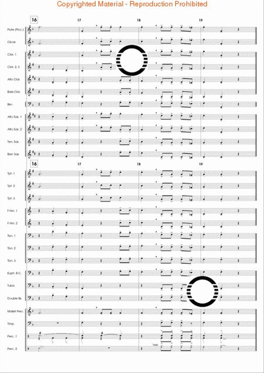 Articulation Studies Articulation Studies Concert Band scores gallery preview page 16