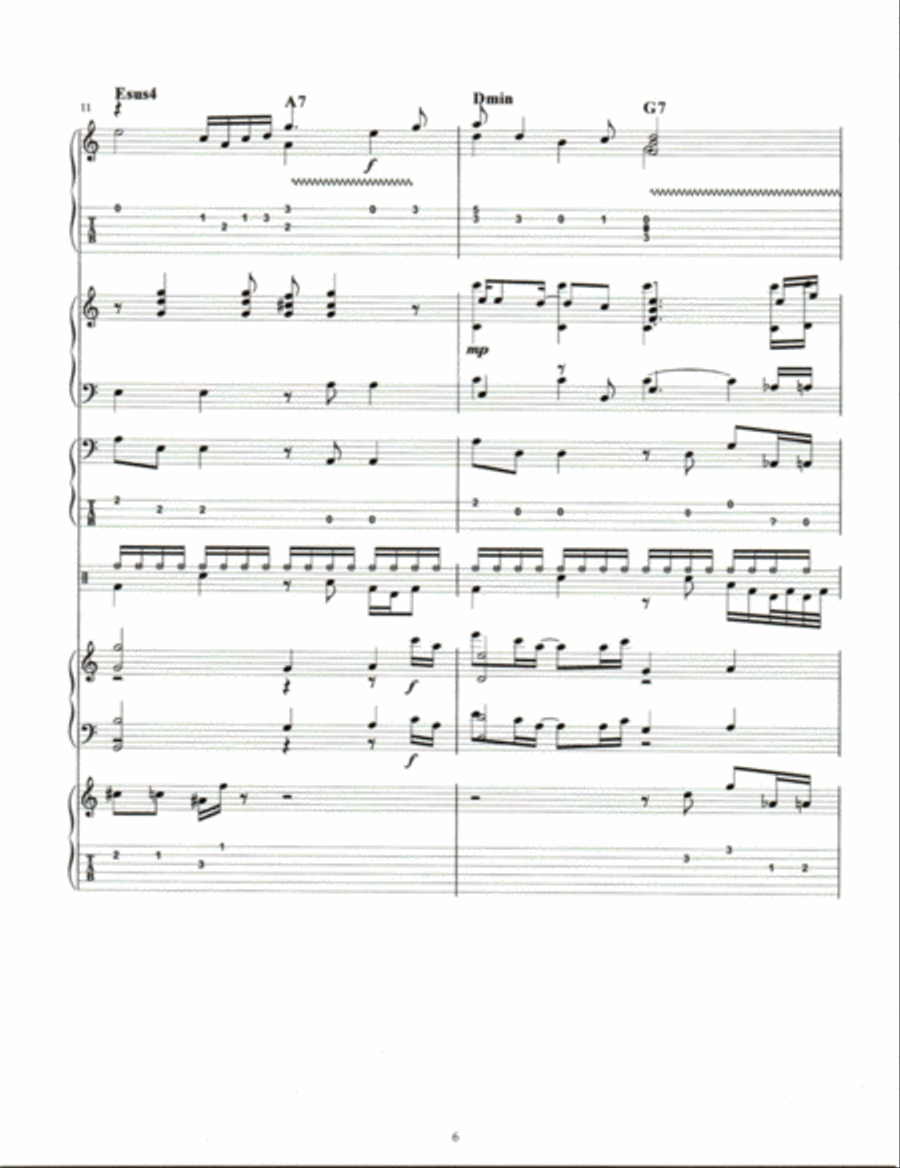 REUNION SONG Jazz Ensemble scores gallery preview page 6