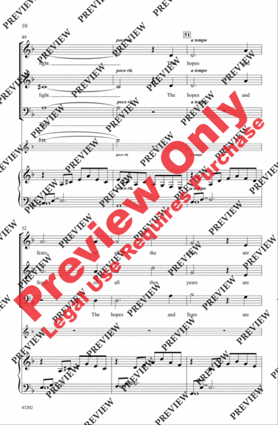 Prelude to Bethlehem 3-Part scores gallery preview page 10