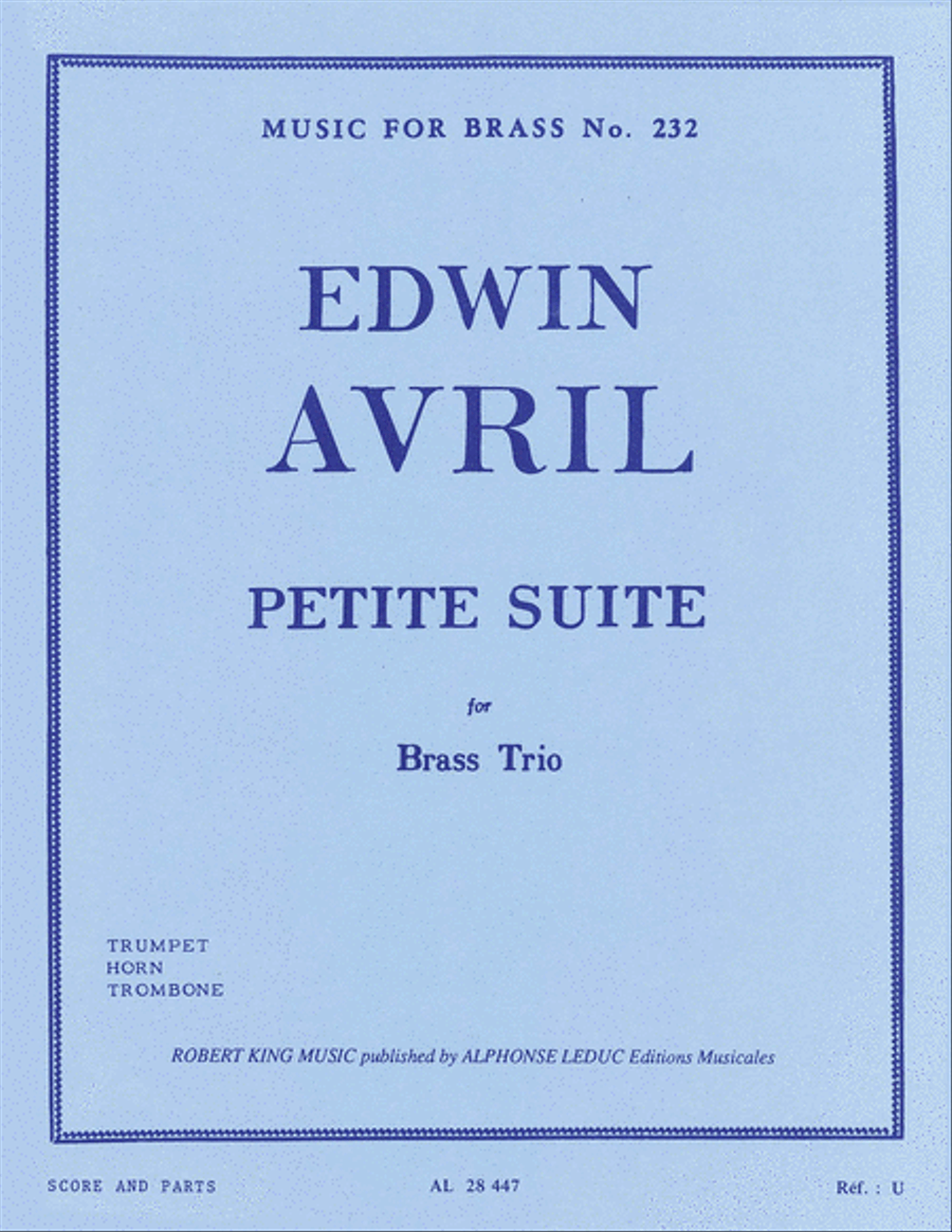 Petite Suite (trio - Brass) School and Community scores gallery preview page 1