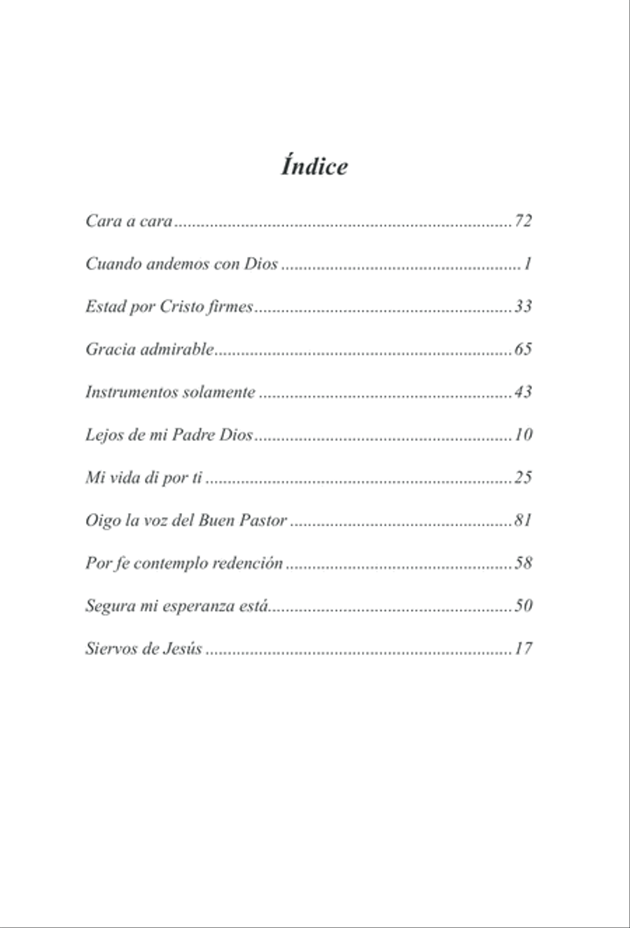 Siervos de Jesus 4-Part scores gallery preview page 94