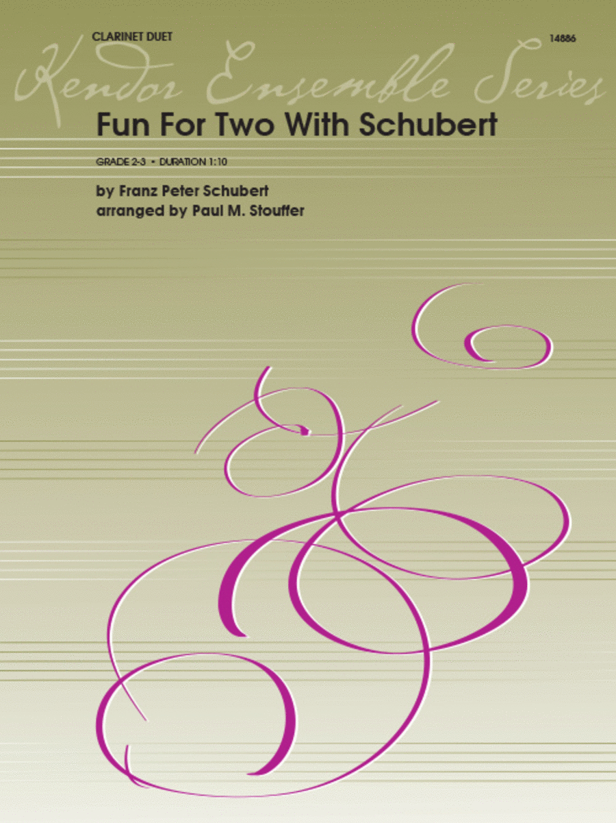 Fun For Two With Schubert Clarinet Duet scores gallery preview page 1