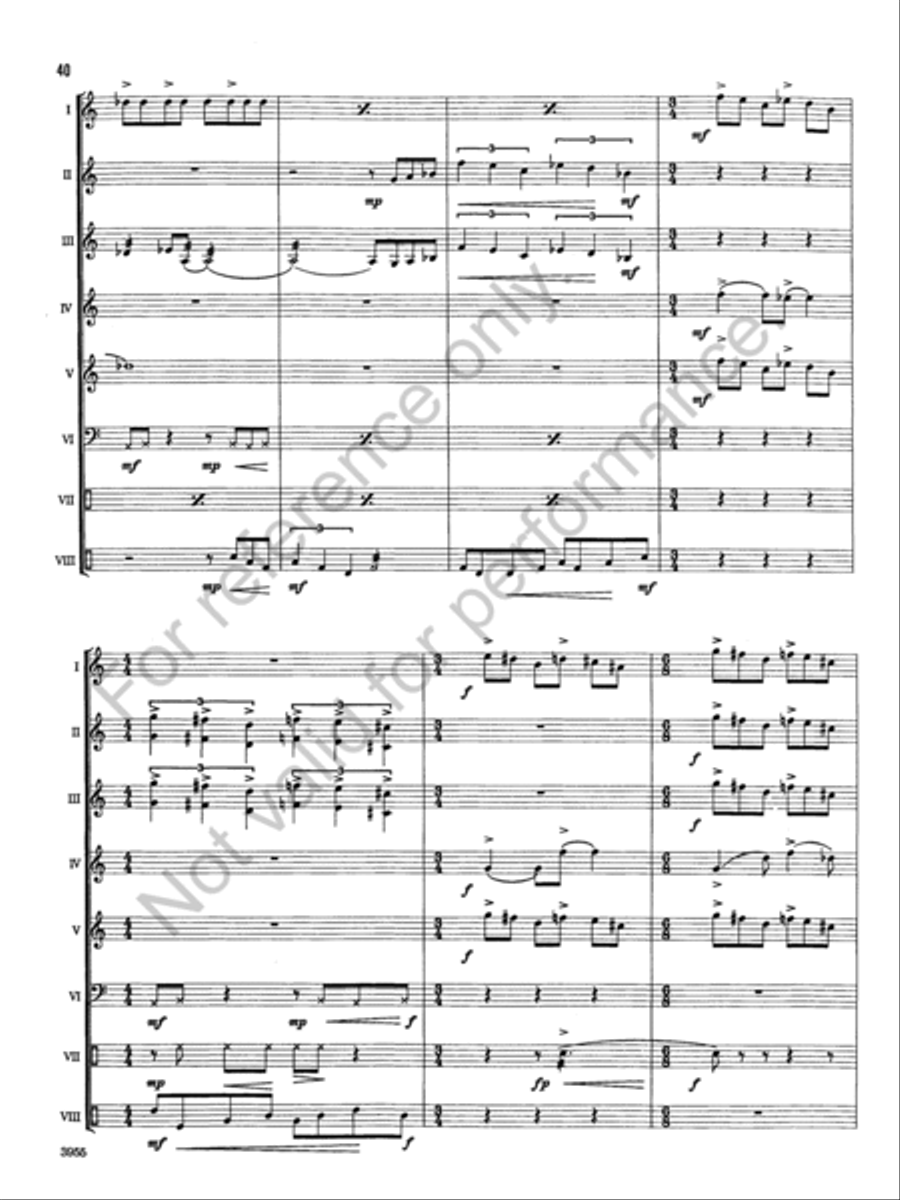Windstone Suite Percussion Ensemble scores gallery preview page 39