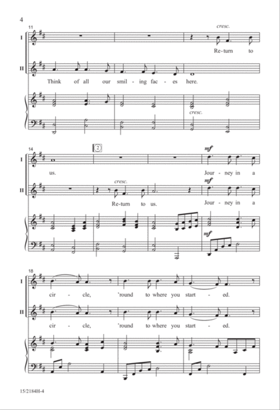 Farewell, My Friend 2-Part scores gallery preview page 4