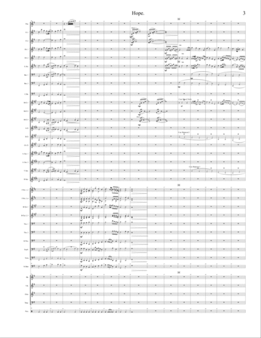 Hope Concert Band scores gallery preview page 3