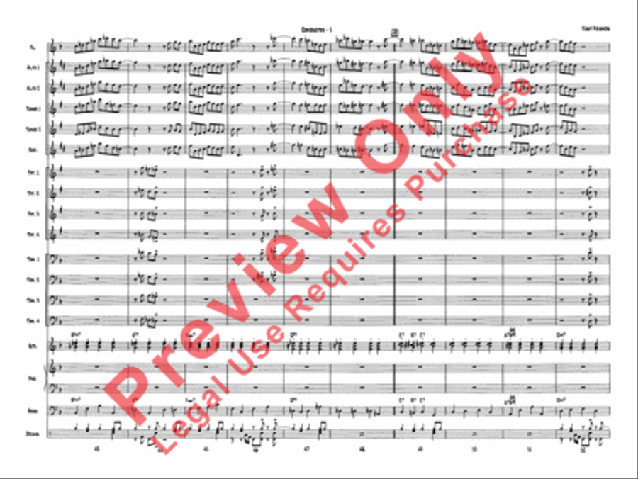 Just Friends Just Friends Jazz Ensemble scores gallery preview page 8