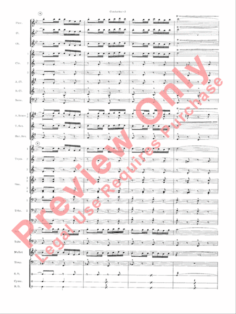 Carmen Suite Concert Band scores gallery preview page 5
