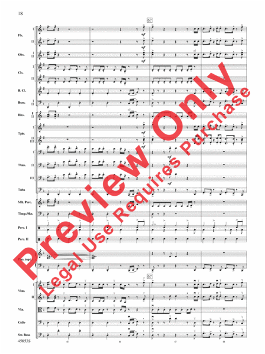 The Best of Bruno Mars Full Orchestra scores gallery preview page 18