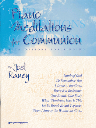 Book cover for Piano Meditations for Communion