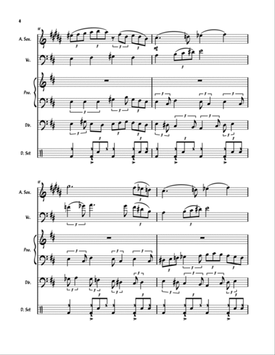 Cellazz Cellazz Jazz Ensemble scores gallery preview page 4