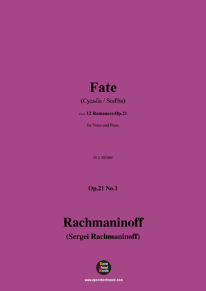Rachmaninoff-Fate(Судьба;Sud'ba),in c minor,Op.21 No.1