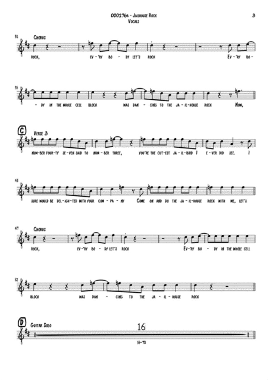 Jailhouse Rock Jailhouse Rock Small Ensemble scores gallery preview page 3