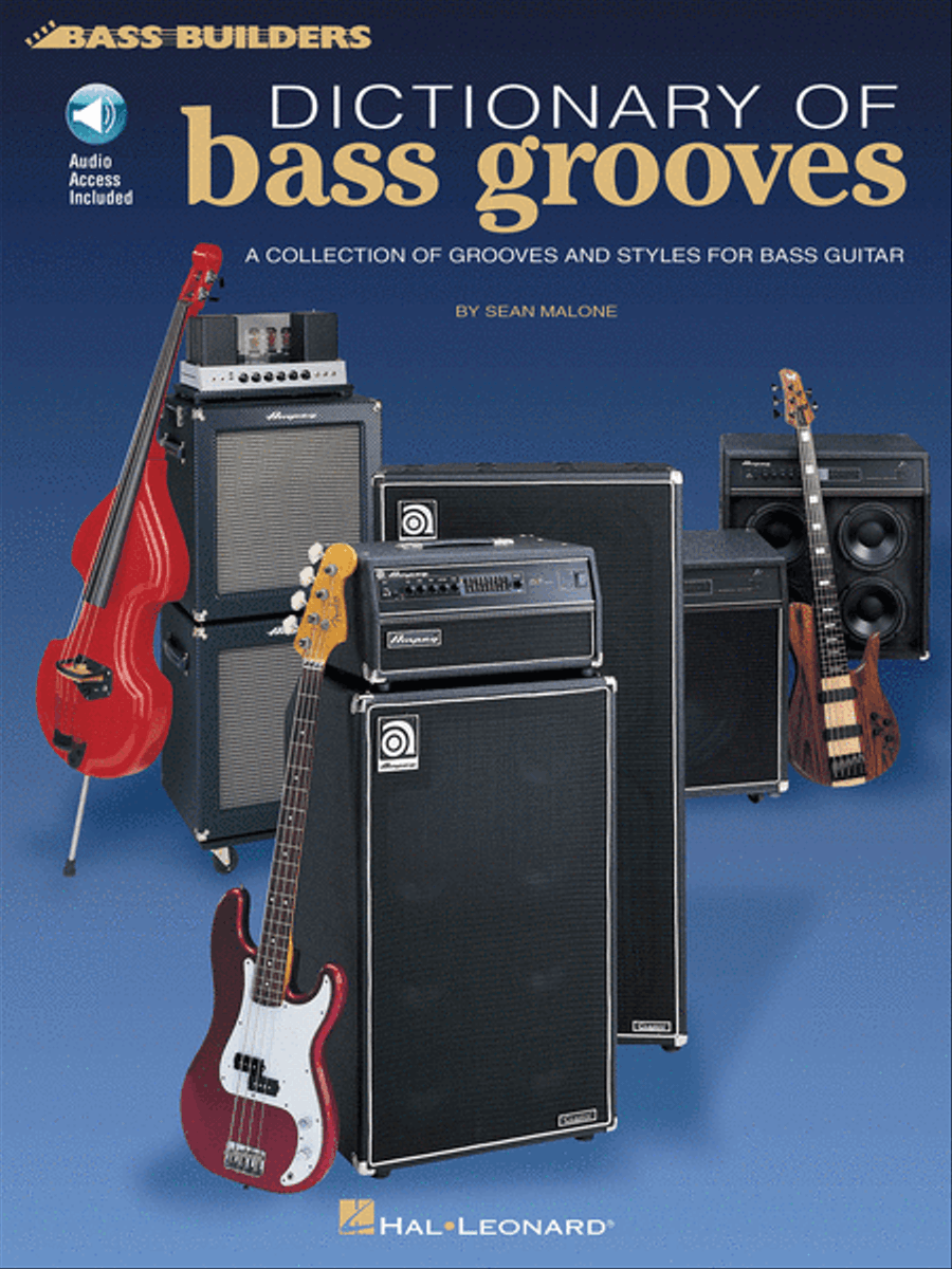 Dictionary of Bass Grooves Bass Guitar Tablature scores gallery preview page 1