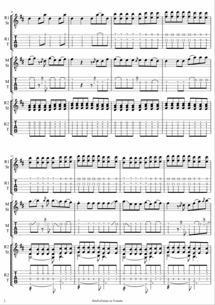 Something Just Like This Electric Guitar scores gallery preview page 2