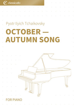 Book cover for October -- Autumn Song