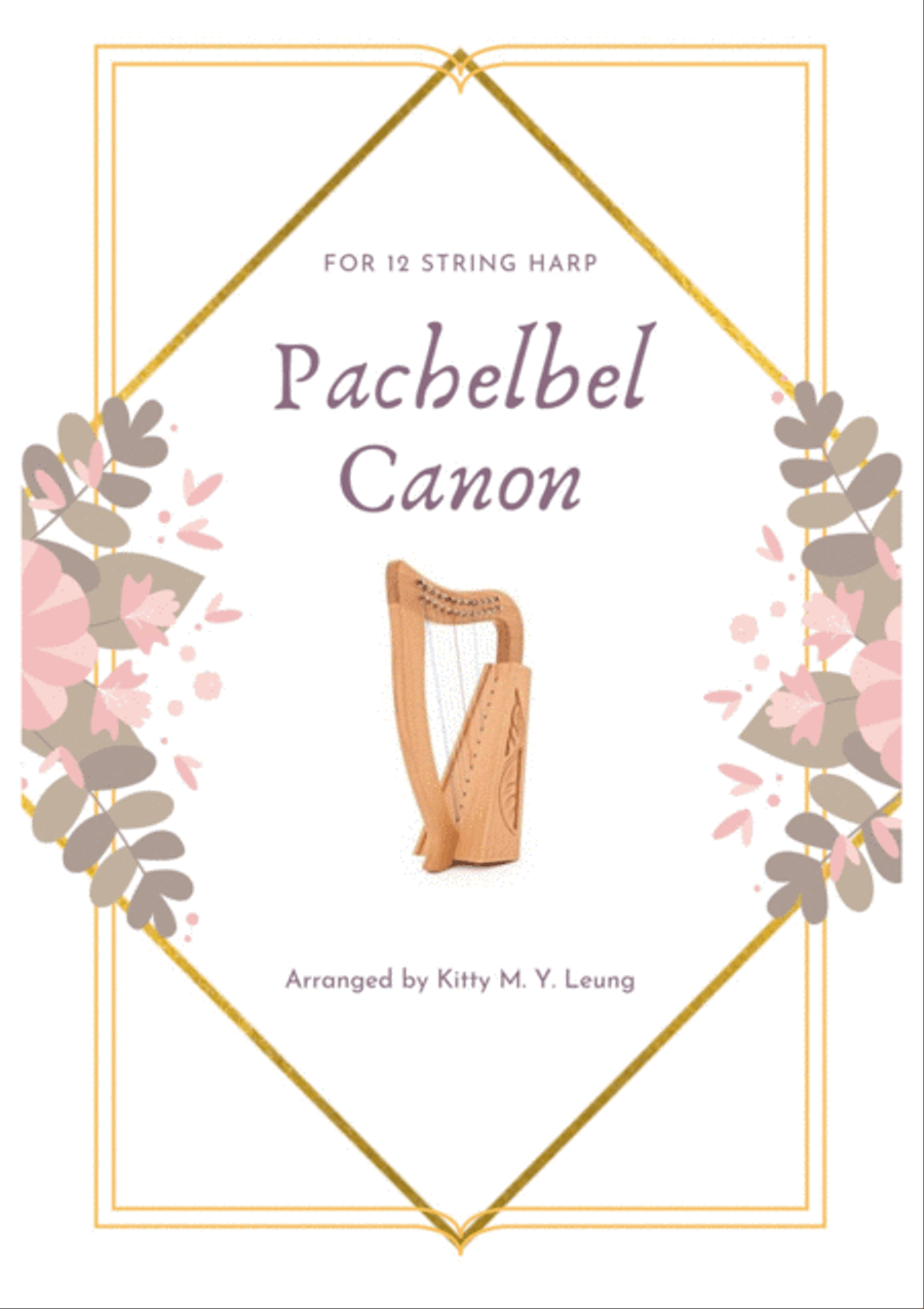 Pachelbel Canon - 12 String Harp Harp scores gallery preview page 1