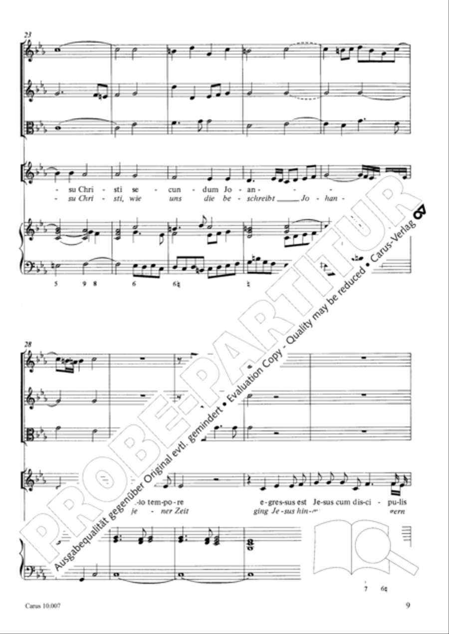 St. John Passion (Johannes-Passion) TB scores gallery preview page 10