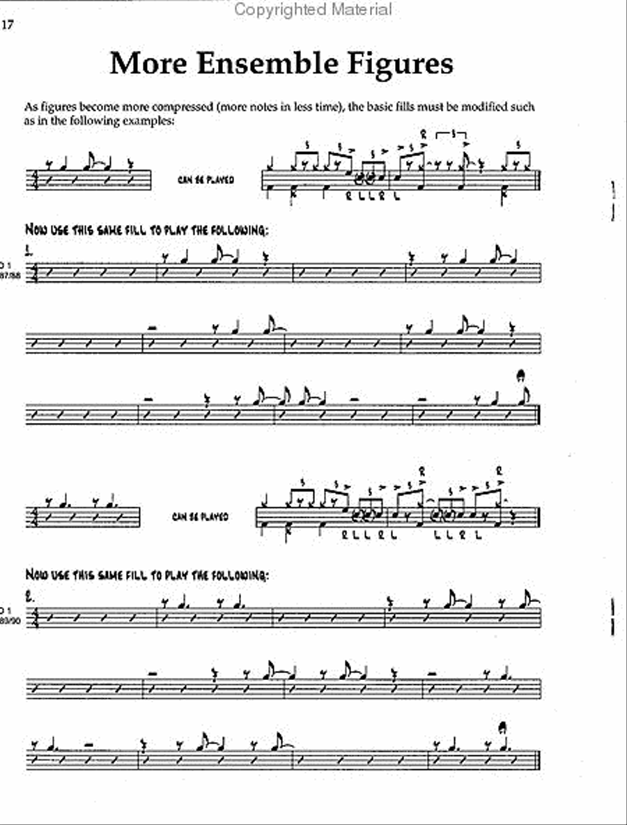 The Jazz Drummer's Reading Workbook Percussion Ensemble scores gallery preview page 4
