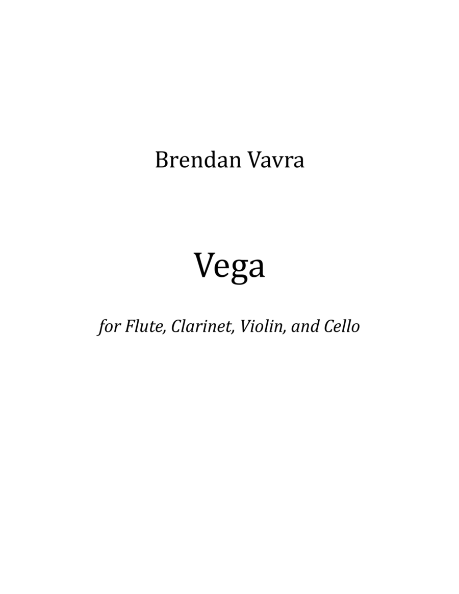 Vega Small Ensemble scores gallery preview page 1