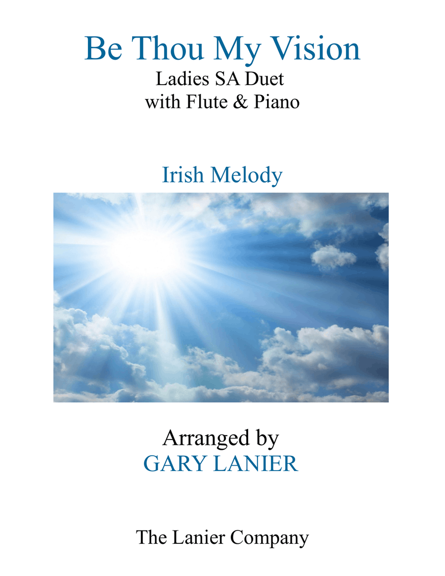 BE THOU MY VISION (Ladies SA Duet, Flute and Piano) SA scores gallery preview page 1