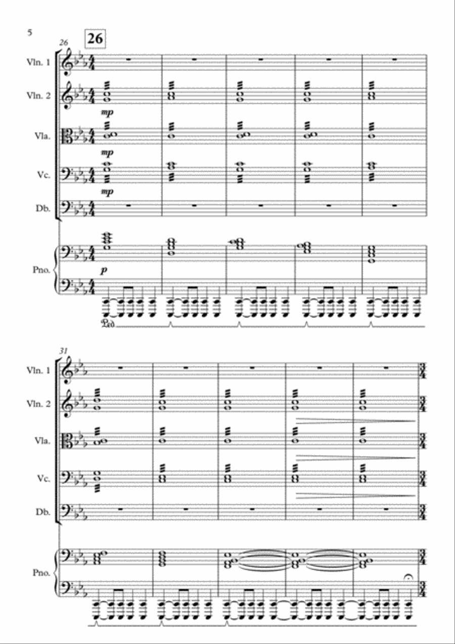 Defiance Underscore Piano Quintet scores gallery preview page 6