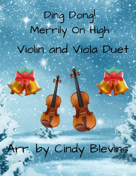 Ding Dong! Merrily On High, for Violin and Viola Duet image number null