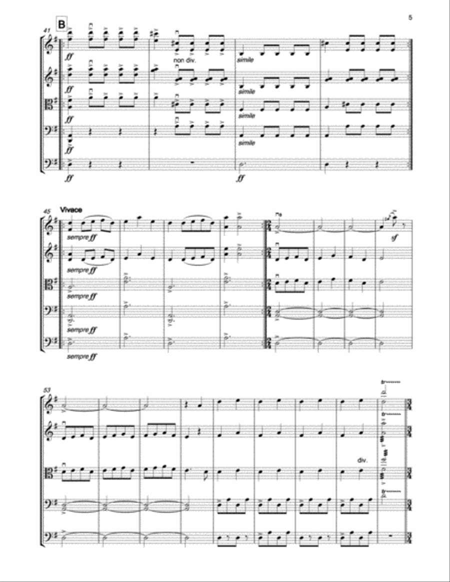 GRANADOS Aragonesa (Jota)(Spanish Dance Op.37 No.6) String Orchestra scores gallery preview page 4