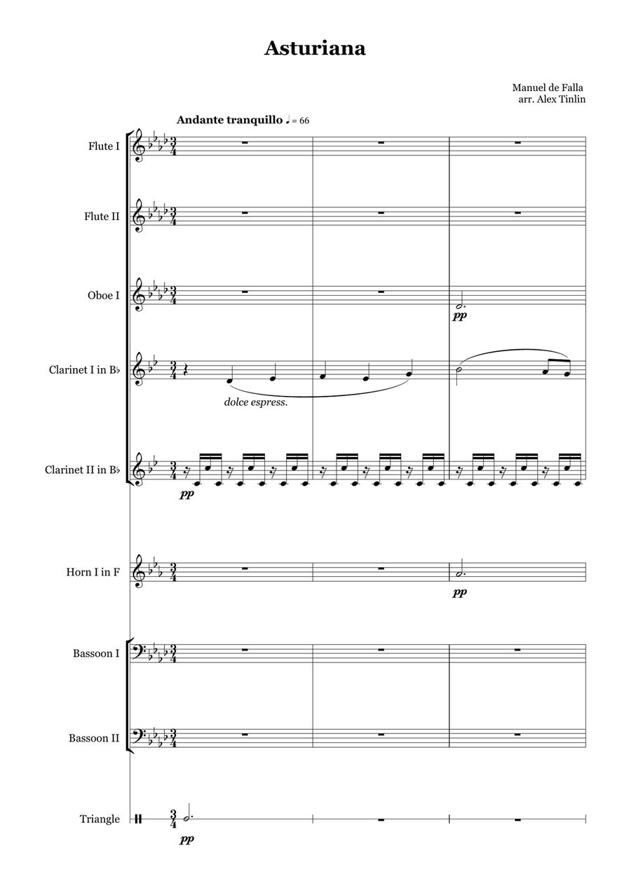 Asturiana Woodwind Quintet scores gallery preview page 2
