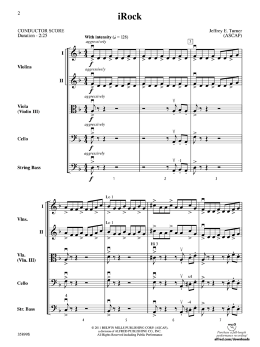 iRock iRock String Orchestra scores gallery preview page 2