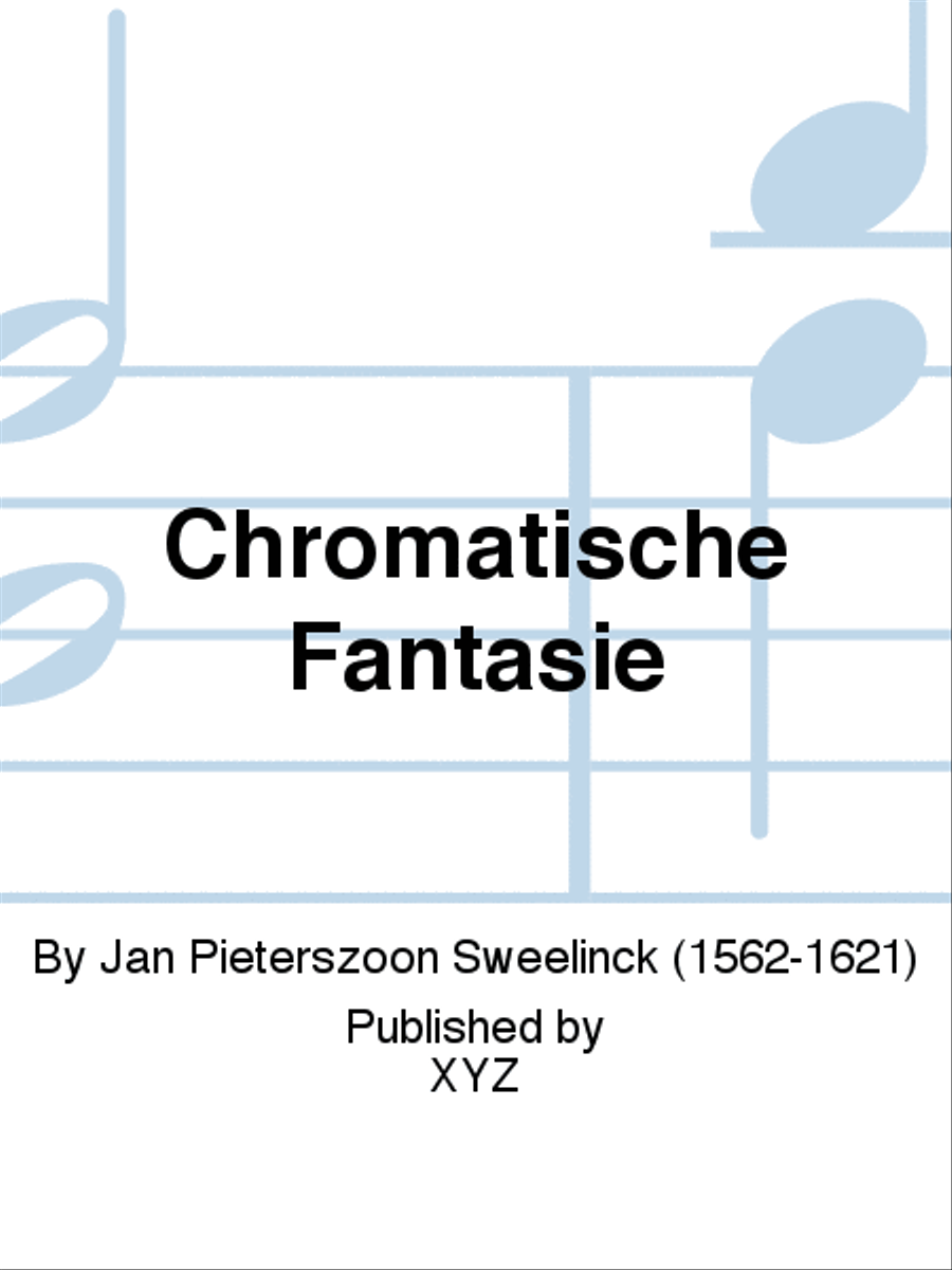 Chromatische Fantasie Piano Solo scores gallery preview page 1