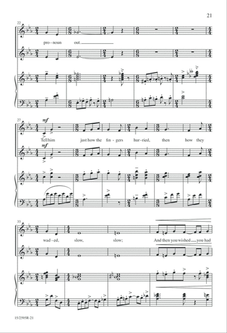 Music Comes 4-Part scores gallery preview page 22
