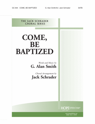 Book cover for Come, Be Baptized