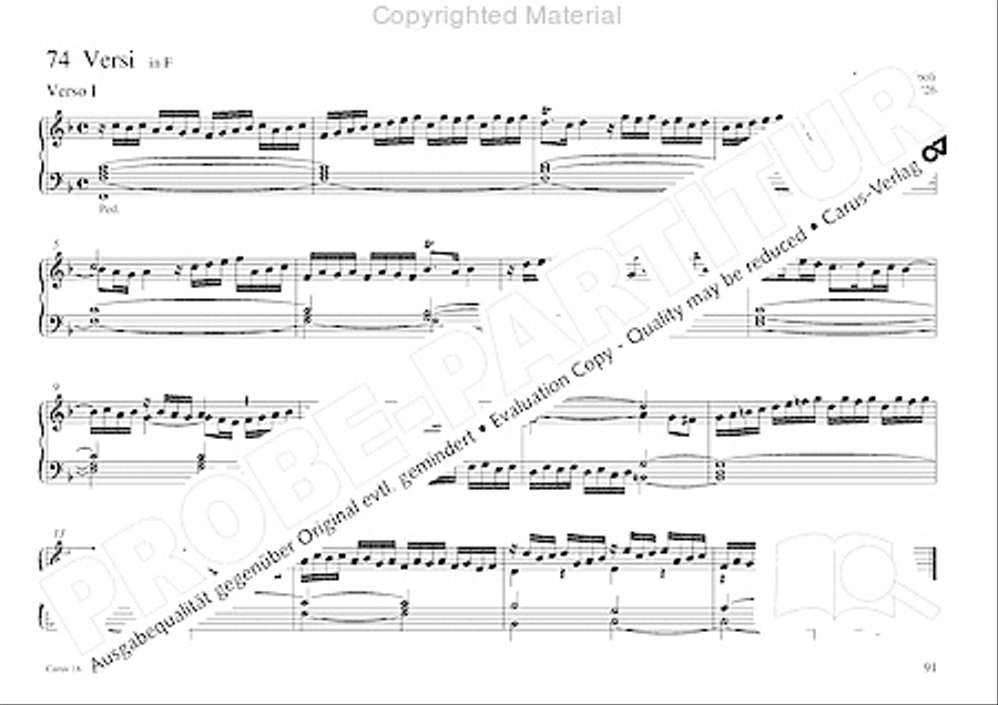 Organo pleno. Orgelstucke zum Ein- und Auszug Organ Solo scores gallery preview page 99