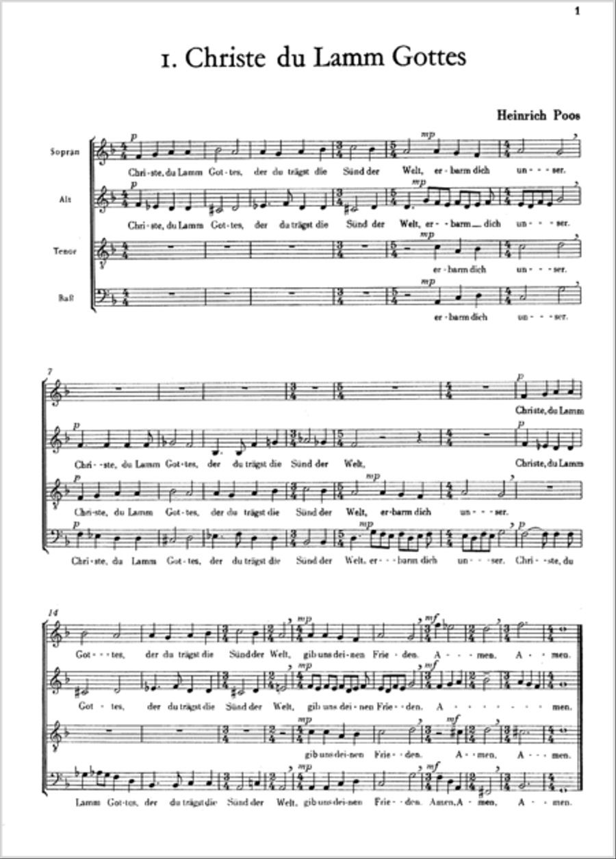 Benedicamus (Chorsatze zur Liturgie), Heft 1 Choir scores gallery preview page 2