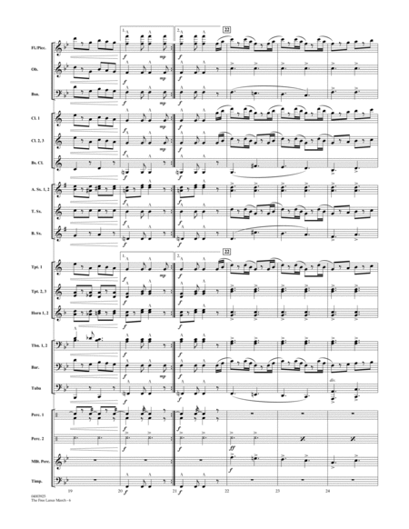 The Free Lance March - Conductor Score (Full Score)
