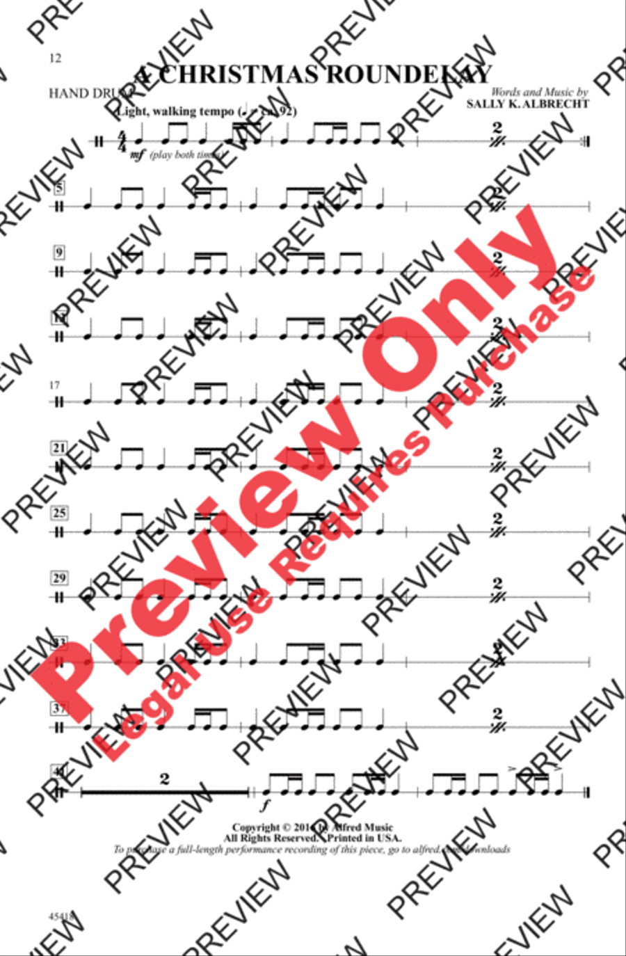 A Christmas Roundelay SAB scores gallery preview page 12