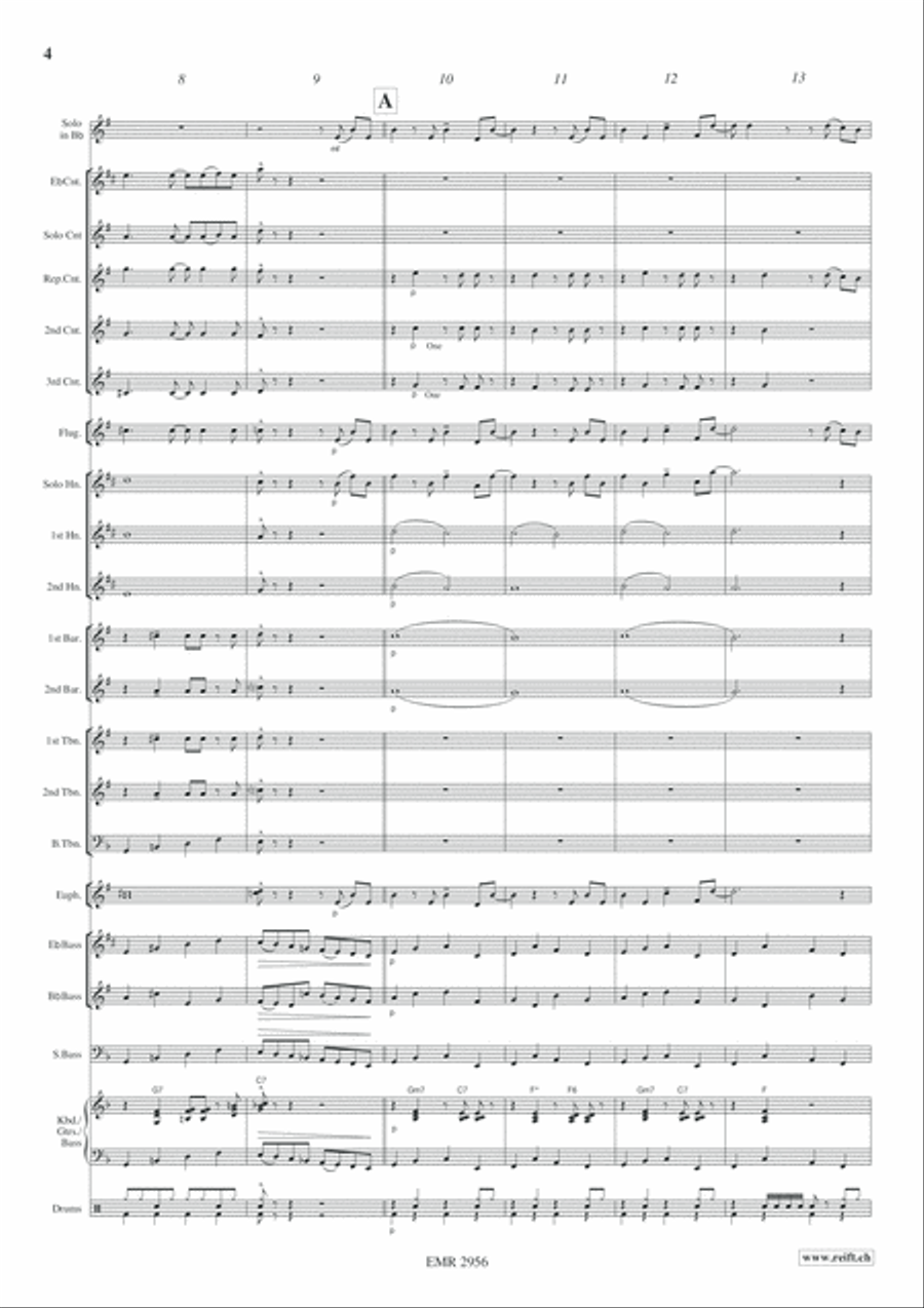 Qu'est ce qu'on attend pour etre heureux Brass Band scores gallery preview page 5