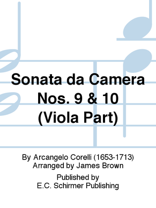 Sonata da Camera Nos. 9 & 10 (Viola Part)