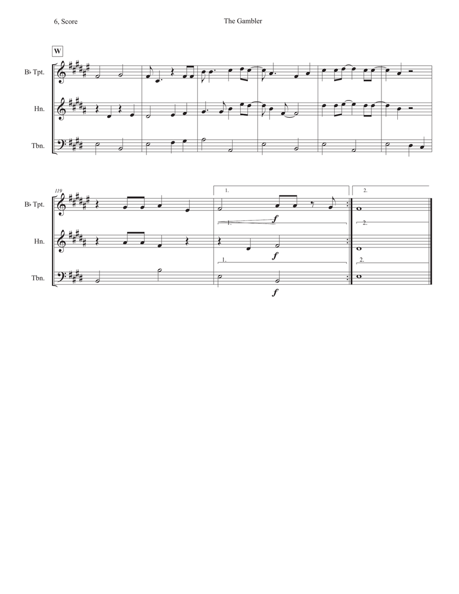 The Gambler School and Community scores gallery preview page 6