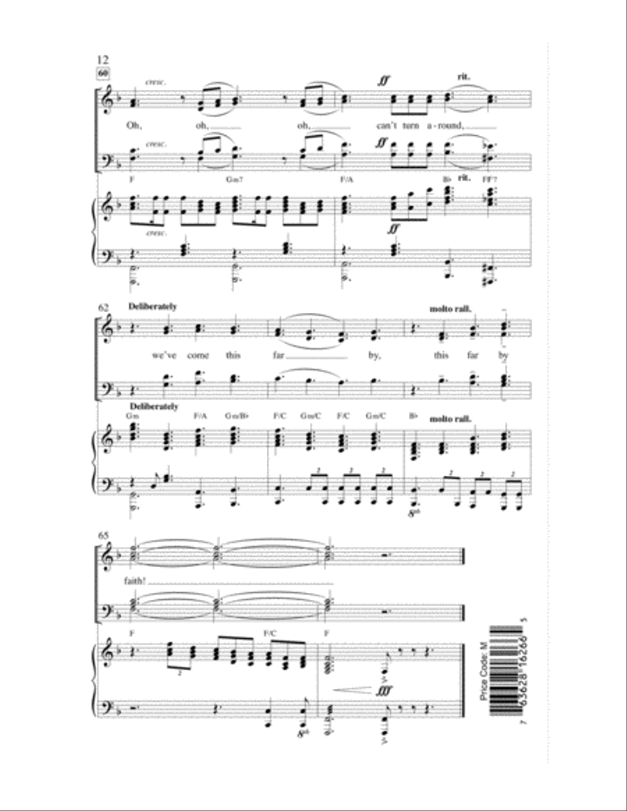 We've Come This Far By Faith Choir scores gallery preview page 12