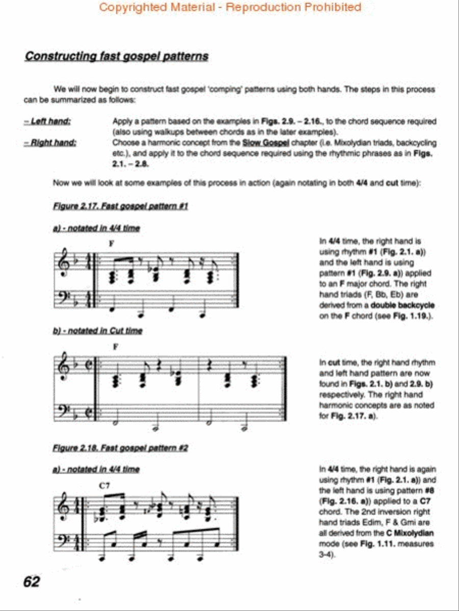 Gospel Keyboard Styles Gospel Keyboard Styles Piano Method scores gallery preview page 3