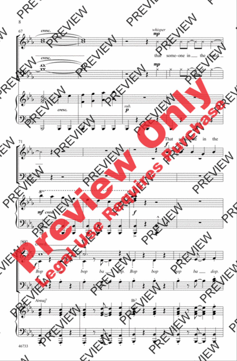 Someone in the Crowd Someone in the Crowd 4-Part scores gallery preview page 8