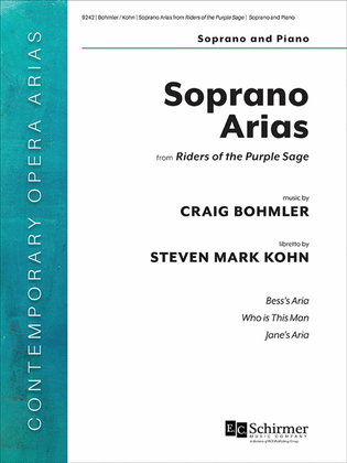 Book cover for Soprano Arias: from Riders of the Purple Sage