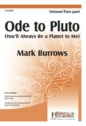Book cover for Ode to Pluto