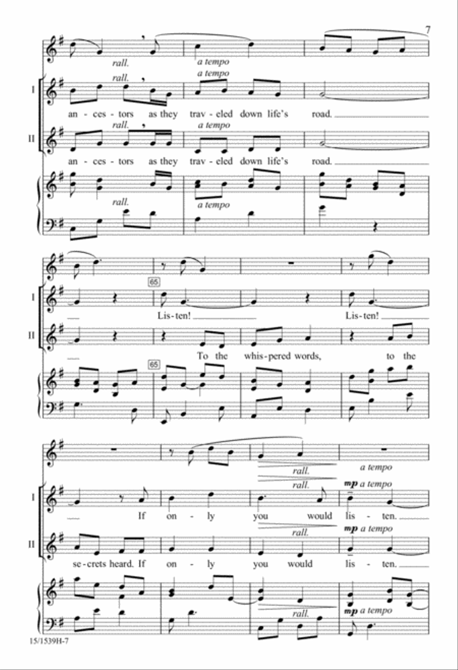 Listen 2-Part scores gallery preview page 7
