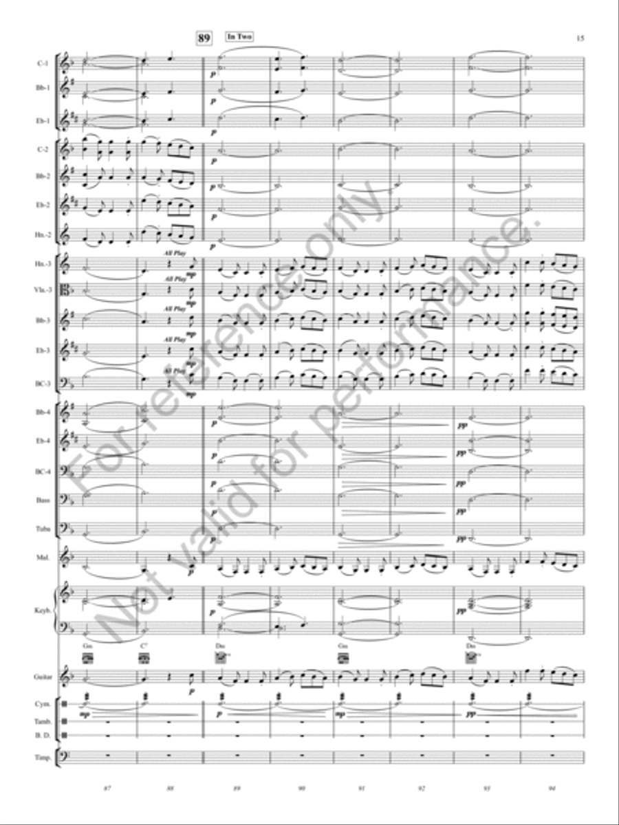 Fantasia on the Dargason (from Second Suite in F, Mvt. IV) Concert Band scores gallery preview page 14
